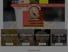 Tablet Screenshot of popcorngirlvegas.com
